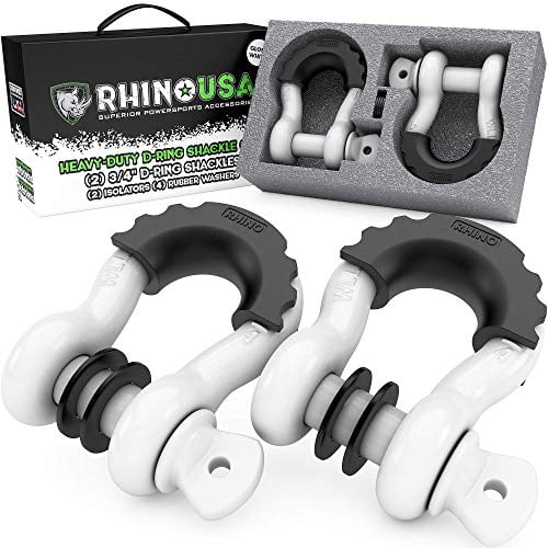 Maximum Break Strength with 7/8 Pin Heavy Duty Winch Shackle for Jeep Vehicle Recovery 2 Pack 57,000 lbs Rock-Hulk D Ring Shackles 3/4 Rugged Off Road Shackles 28.5 Ton Maximum Break Strength with 7/8 Pin Heavy Duty Winch Shackle for Jeep Vehicle Recovery 2 Pack 57,000 lbs Rock-Hulk D Ring Shackles 3/4 Rugged Off Road Shackles 28.5 Ton